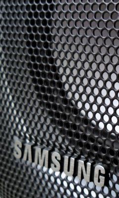Logo Samsung su Sfondo a Rete - wallpaper preview