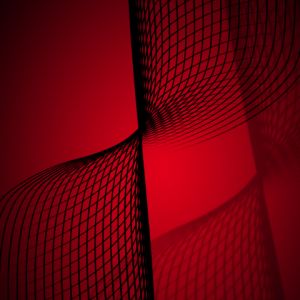 Pattern Ondulato Astratto Rosso