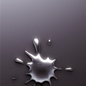 Design Astratto Splash Metallico