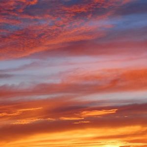 Stupenda Sunset sull'Oceano
