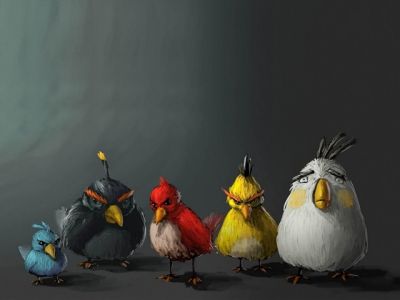 Personaggi Angry Birds - wallpaper preview