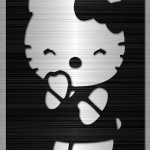 Arte Silhouette di Hello Kitty