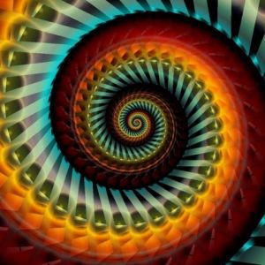 Pattern Spirale Colorata