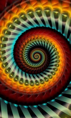 Pattern Spirale Colorata