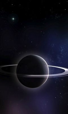 Pianeta con Anelli nello Spazio - wallpaper preview