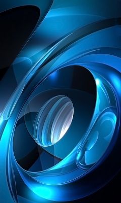 Vortici Astratti Blu - wallpaper preview