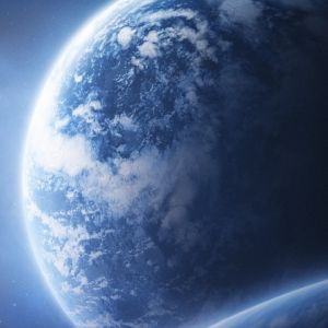 Stupenda Terra e Sfondo Spaziale