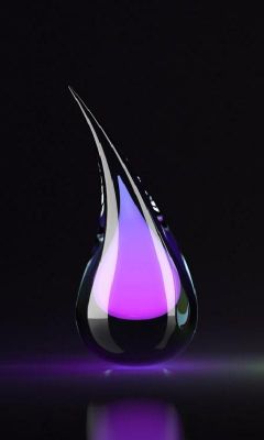 Goccia d'Acqua Astratta Colorata