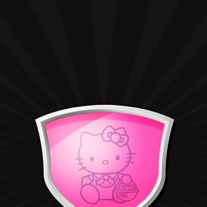 Scudo Rosa di Hello Kitty