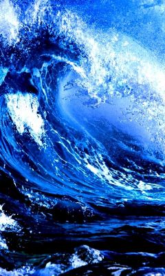 Maestosa onda oceanica - wallpaper preview