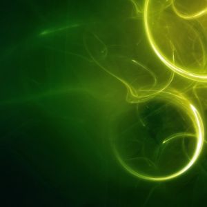 Motivi Astratti di Luce Verde