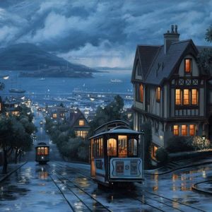 Affascinante Paesaggio Notturno