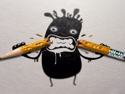 Illustrazione di Mostro Divertente - wallpaper preview