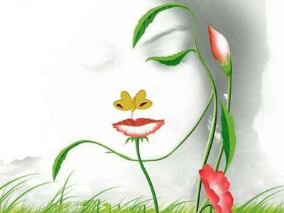 Arte del Volto Floreale - wallpaper preview