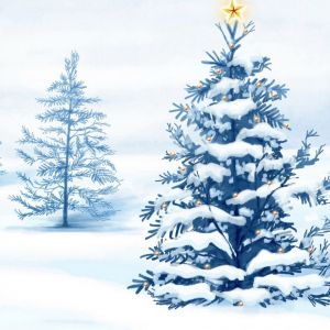 Albero di Natale Innevato