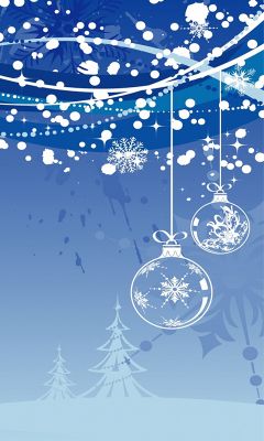 Decorazioni Natalizie in Inverno - wallpaper preview