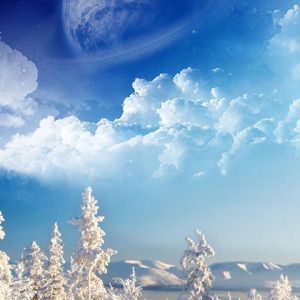 Meraviglia Invernale con Pianeta