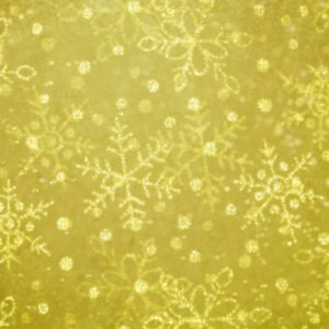 Motivi di Fiocchi di Neve su Sfondo Giallo
