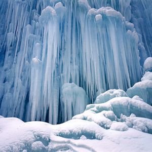 Cascata di Ghiaccio Congelato