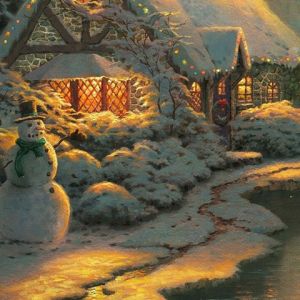 Accogliente cottage invernale