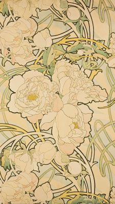 Design Floreale Art Nouveau