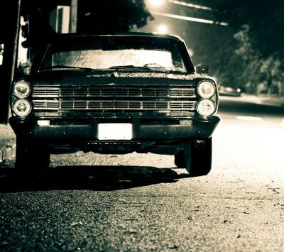 Auto Classico di Notte