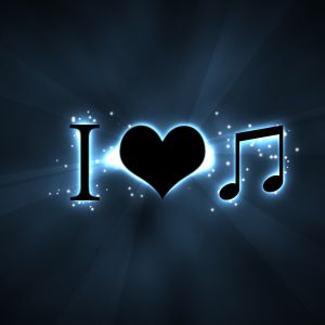 Amo la musica sfondo