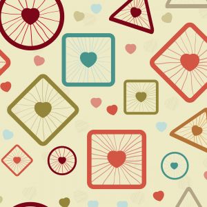 Pattern di Cuori e Forme