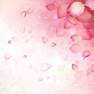 Arte Astratto Petali Rosa