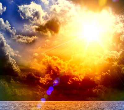 Stupenda Sunset sull'Oceano - wallpaper preview