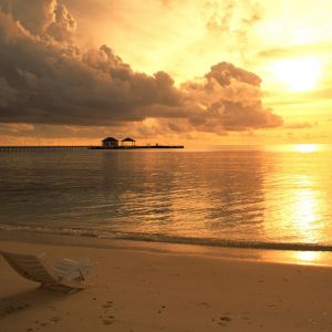 Tranquilla Sunset Sull'Oceano