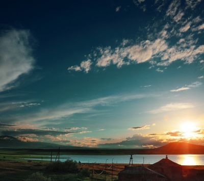Stupenda Sunset sul Lago - wallpaper preview