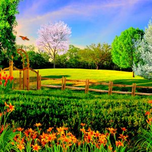 Paesaggio Primaverile Vivace