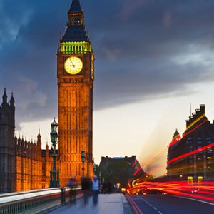 Big Ben al Crepuscolo