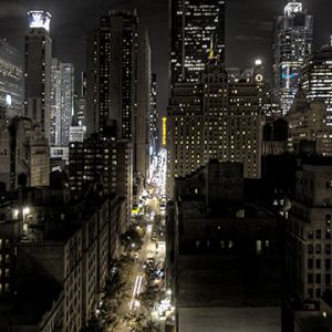 Panorama Notturno di New York