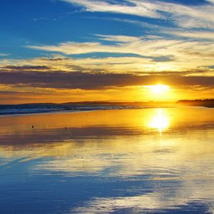 Stupenda riflessione del tramonto