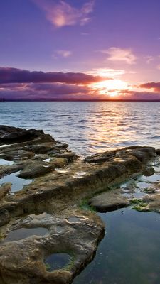 Stupenda Sunset sopra l'acqua - wallpaper preview