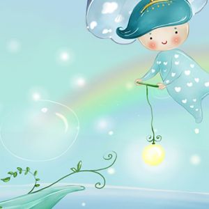Bambino Fiabesco con Ombrello