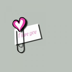 Nota d'Amore con Cuore
