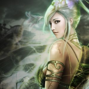 Ragazza Guerriera Fantastica