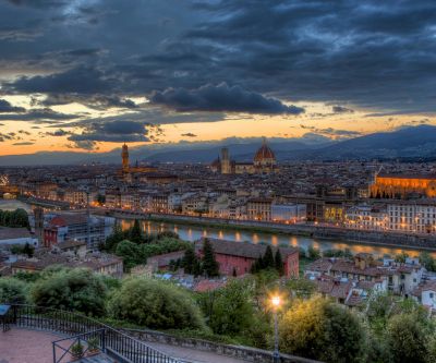 Panorama di Firenze al Tramonto - wallpaper preview