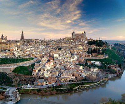Panorama di Toledo al Crepuscolo - wallpaper preview