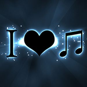 Amo la musica sfondo