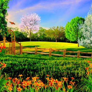 Paesaggio Primaverile Vivace