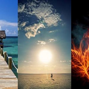 Spiaggia Tropicale e Tramonto