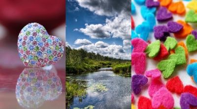 Decorazioni a Cuore Colorate - wallpaper preview