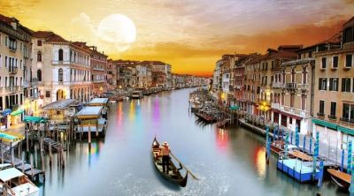 Canale di Venezia al Tramonto - wallpaper preview
