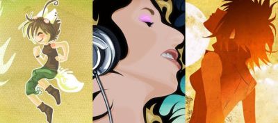 Ragazze Artistiche e Musica Vivace - wallpaper preview