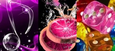 Musica Colorata e Spruzzi di Frutta - wallpaper preview