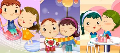 Bambini Carini Innamorati - wallpaper preview